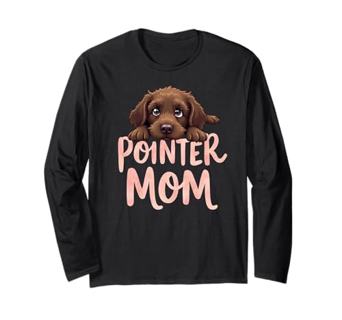 Pointer Mama Hund Deutsche Wirehaar-Pointer Mama Netter Welpe Langarmshirt Pointer Mama Hund Deutsche Wirehaar-Pointer Mama Netter Welpe Langarmshirt von German Wirehaired Pointer Fun Designs