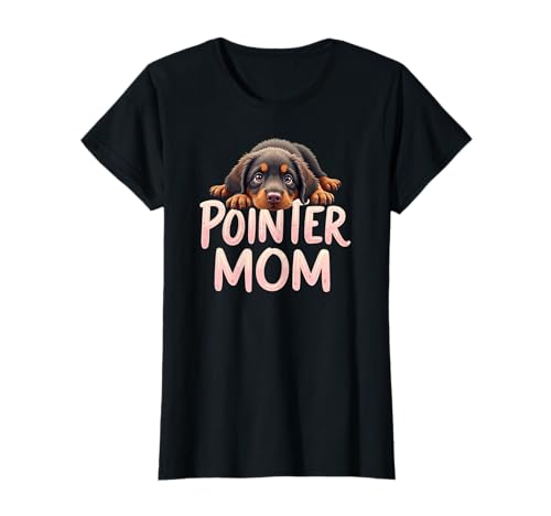 Pointer Mama Hund Deutsche Wirehaar-Pointer Mama Netter Welpe T-Shirt Pointer Mama Hund Deutsche Wirehaar-Pointer Mama Netter Welpe T-Shirt von German Wirehaired Pointer Fun Designs