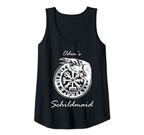 Damen Wikinger Odin Schildmaid Runen Tank Top Damen Wikinger Odin Schildmaid Runen Tank Top von Germanen Rabe Mittelalter Geschenk