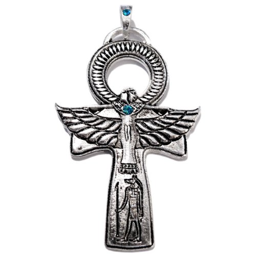 Germanenschmuck Ankh Kreuz (Kettenanhänger in Silber,mit 925 Sterling versilbert) von Germanenschmuck
