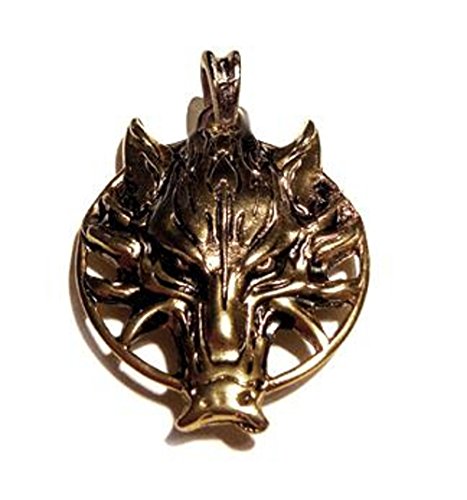 Germanenschmuck Fenris Anhänger (Kettenanhänger in Gold) von Germanenschmuck