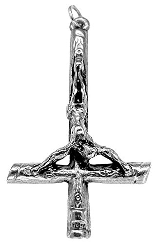 Germanenschmuck Inverted Cross Anhänger (Kettenanhänger in Silber) | 925 Sterling Silber Veredelung von Germanenschmuck