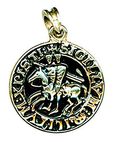 Germanenschmuck Siegel der Templer Anhänger (Kettenanhänger in Gold) von Germanenschmuck