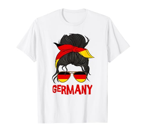 Deutschland für Mädchen Deutsche Flagge für Frauen Deutschland T-Shirt Deutschland für Mädchen Deutsche Flagge für Frauen Deutschland T-Shirt von Germany for Girls and Women