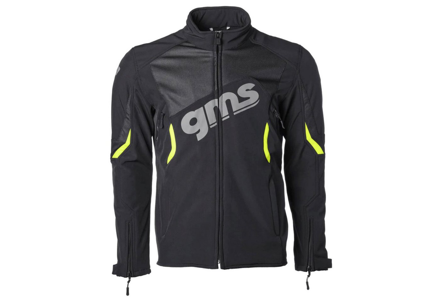 Germas Motorradjacke Germas Softshelljacke Herren Arrow schwarz grün M von Germas