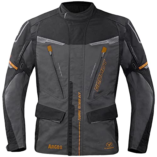 Germot Argos Motorradjacke Herren (anthrazit/schwarz/bronze), XL von Germot