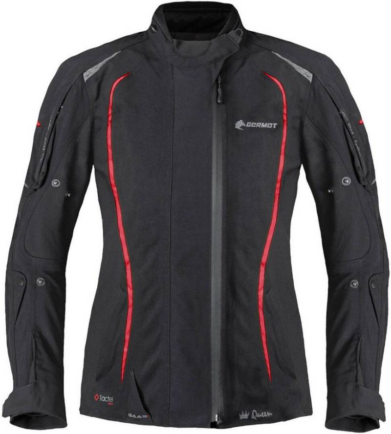 Germot Motorradjacke MotoQueen wasserdichte Damen Motorrad Textiljacke von Germot