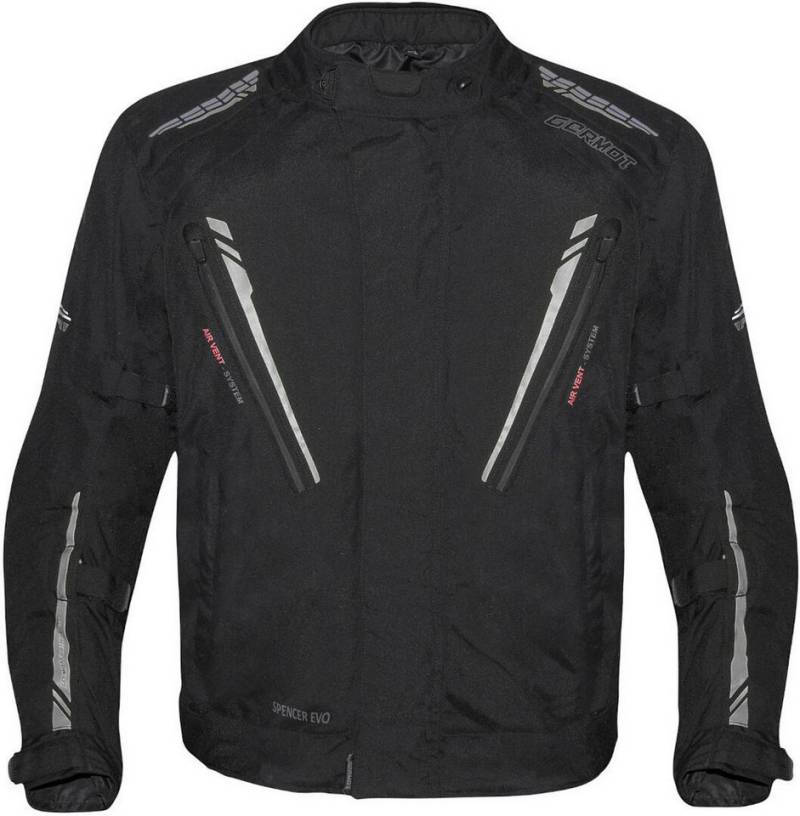 Germot Motorradjacke Spencer Evo Big Size wasserdichte Motorrad Textiljacke herausnehmbares Innenfutter,wasserdicht von Germot