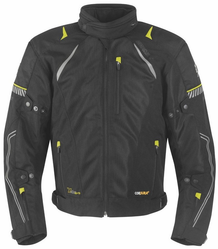 Germot Motorradjacke X-Air Evo Pro Motorrad Textiljacke herausnehmbares Innenfutter,wasserdicht von Germot