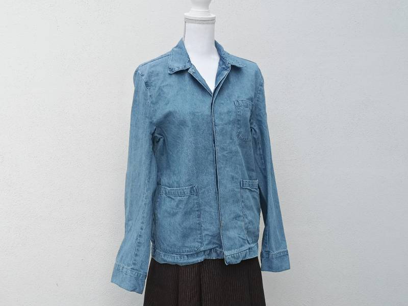 Jeansbluse/Dünne Jeansjacke Vintage Jacke Jeans Jacket 2000Er Jahre Gr. S Y2K von Gernewieder