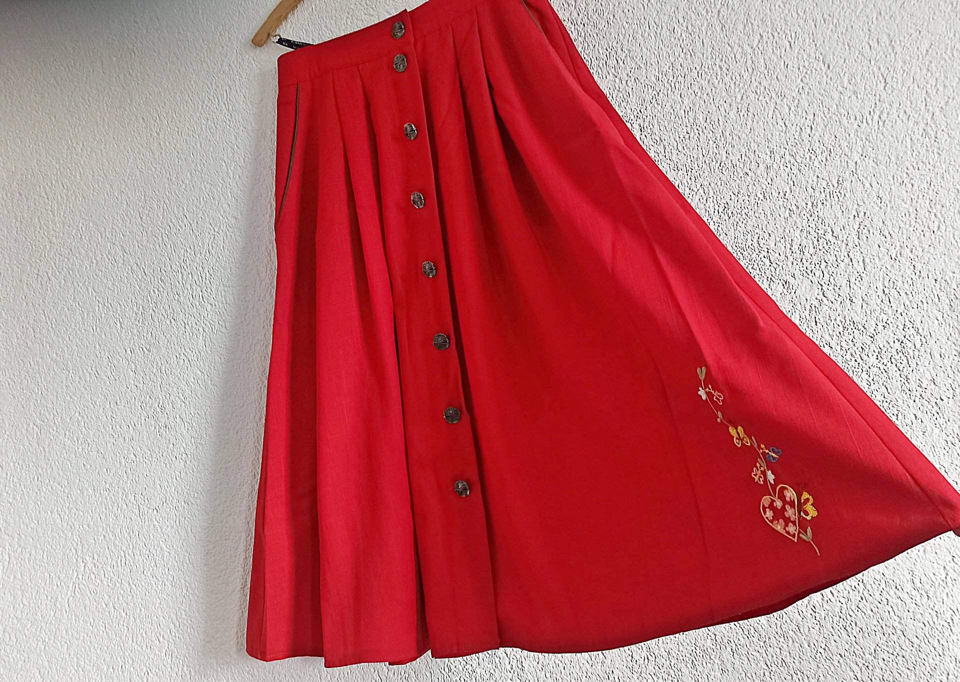 Maxi Rock/Langer Vintage A-Linie Gr. M 40 Trachtenrock Dirndl-Rock /Landhaus von Gernewieder