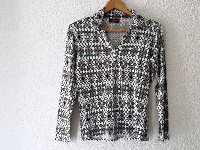 Retro Shirt/Vintage Pullover Pulli Langarm Gr. M, Y2K von Gernewieder