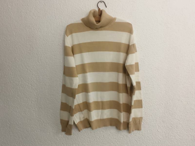 Rollkragenpullover Mit Blockstreifen/Vintage Rolli Pullover Rollkragen Turtleneck Gr. L 42 Kleidung von Gernewieder