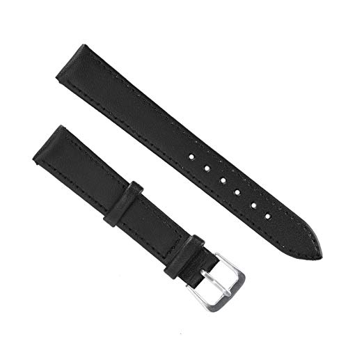 Uhrenzubehör, Praktisches, Langlebiges Uhrenarmband aus Weichem Material für die Uhrenreparaturwerkstatt für zu Hause (16mm schwarz) von Gernie