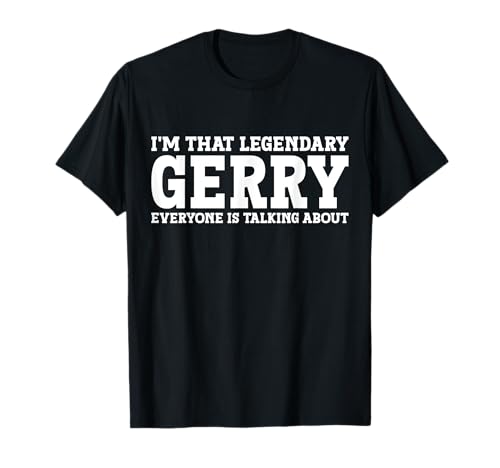 GERRY Persönlicher Name Frauen Mädchen Lustig Gerry T-Shirt GERRY Persönlicher Name Frauen Mädchen Lustig Gerry T-Shirt von Gerry Gifts Tee Women Girl Name Birthday Gifts