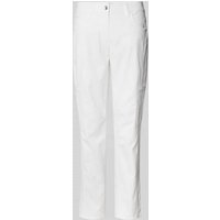 Gerry Weber Edition Loose Fit Stoffhose mit elastischem Bund Modell 'Kiara' in Weiss, Größe 38 von Gerry Weber Edition