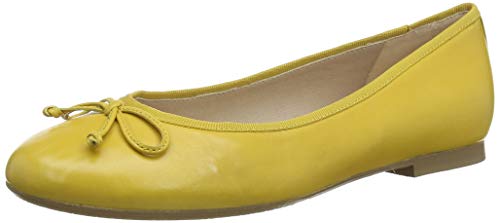 Gerry Weber Shoes Damen Prag 01 Geschlossene Ballerinas, Gelb (Gelb 800), 38 EU Weit von Gerry Weber Shoes