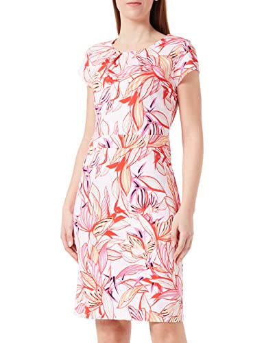 GERRY WEBER Damen 180025-31549 Kleid, Lila/Pink/Rot/Orange Druck, 40 von Gerry Weber