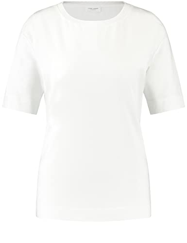 GERRY WEBER Damen 97628-35001 T-Shirt, Off-White, 48 von Gerry Weber