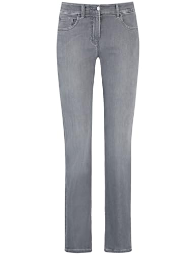 GERRY WEBER Damen SOL:INE BEST4ME Freizeithose, Grey Denim mit use, 36 von Gerry Weber