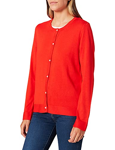 GERRY WEBER Damen Strick Jacke, Chili, 42 von Gerry Weber