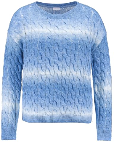 GERRY WEBER EDITION Damen 370511-44712-8117 Pullover, Blue-White Figured, 42 von Gerry Weber