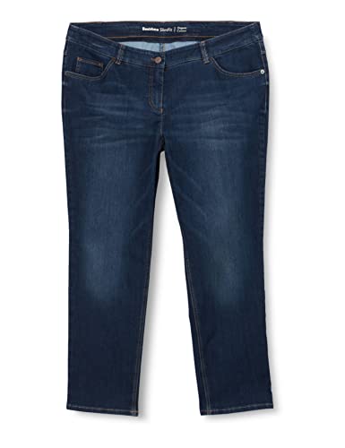 GERRY WEBER Edition Damen 722055-66865 Jeans, Dark Blue Denim mit use, 46 von Gerry Weber