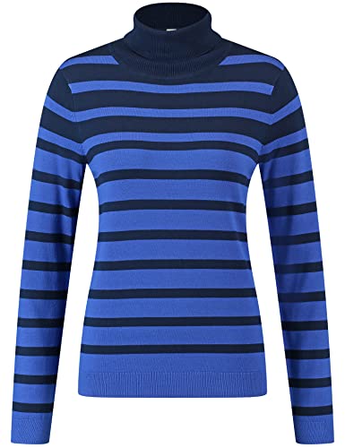 GERRY WEBER Edition Damen 770541-44727 Pullover, Blau Ringel, 46 von Gerry Weber