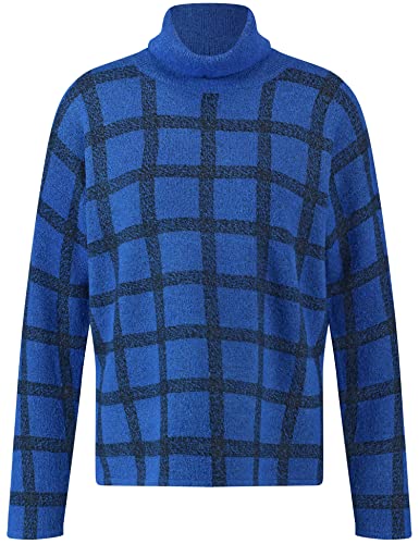 GERRY WEBER Edition Damen 770556-44708 Pullover, Blau/Schwarz Druck, 44 von Gerry Weber