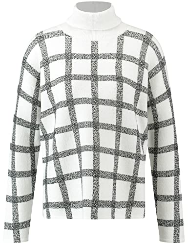 GERRY WEBER Edition Damen 770556-44708 Pullover, Ecru/Weiss/Schwarz Druck, 36 von Gerry Weber