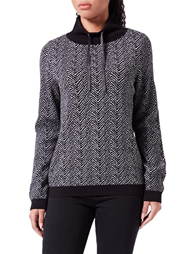 GERRY WEBER Edition Damen 770570-44723 Pullover, Schwarz Gemustert, 46 von Gerry Weber