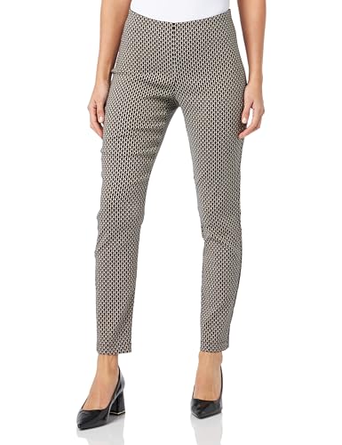 GERRY WEBER Edition Damen 822050-66608 Hose, Schwarz/Ecru/Weiss Druck, 40R von Gerry Weber