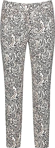 GERRY WEBER Edition Damen 822059-66875 Jeans, Ecru/Weiss Druck, 36R von Gerry Weber