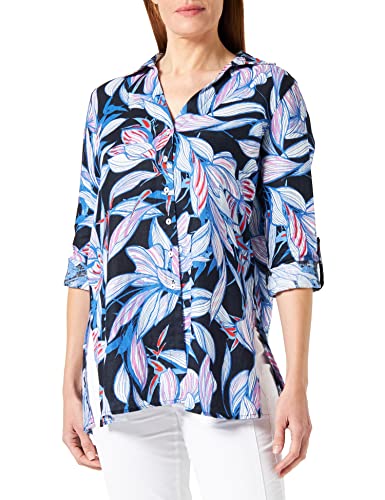 GERRY WEBER Edition Damen 860039-66264 Bluse, Blau/Lila/Pink Druck, 34 von Gerry Weber