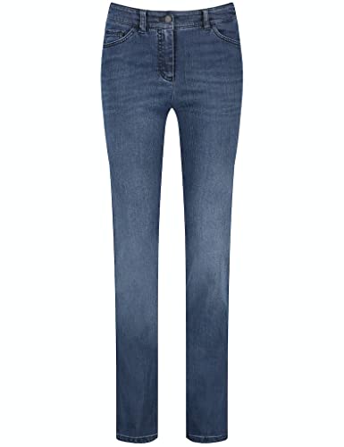 GERRY WEBER Edition Damen 92150-67950 Jeans, Black Blue mit use, 38 von Gerry Weber