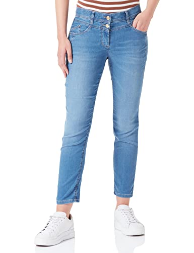 GERRY WEBER Edition Damen 92391-67850 Jeans, Blue Denim mit Use, 46R von Gerry Weber