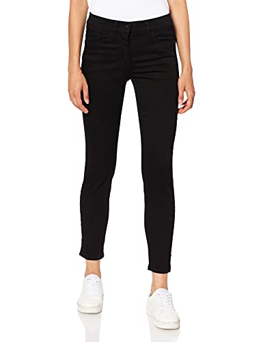 GERRY WEBER Edition Damen Best4me Cropped Jeans, Black Black Denim, 46 EU von Gerry Weber