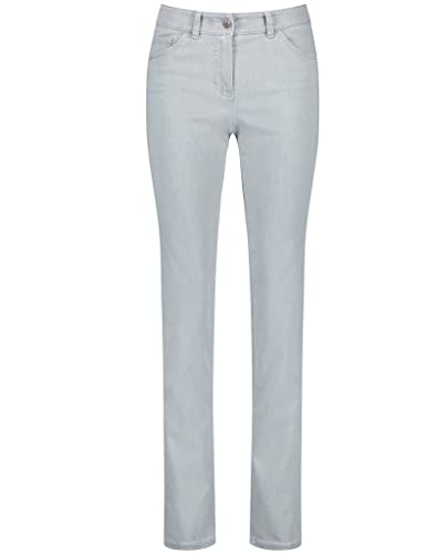 GERRY WEBER Edition Damen Best4me Slimfit Jeans, Light Grey Denim, 36 von Gerry Weber