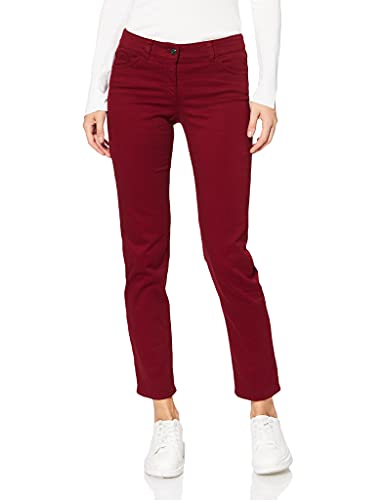 GERRY WEBER Edition Damen Best4me Slimfit Jeans, Merlot, 34S von Gerry Weber