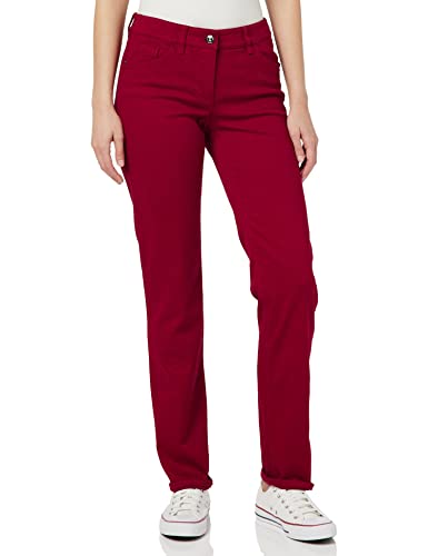 GERRY WEBER Edition Damen Best4me Slimfit Jeans, Red Salsa, 46 von Gerry Weber