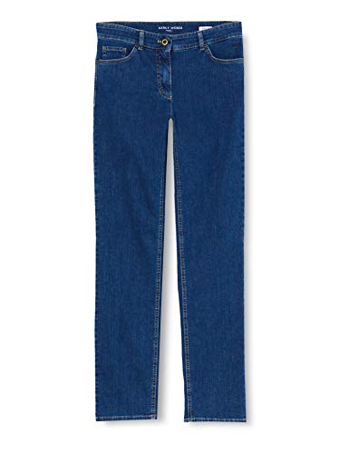 GERRY WEBER Edition Womens Straight Fit Jeans, Blue Denim, 34R von Gerry Weber