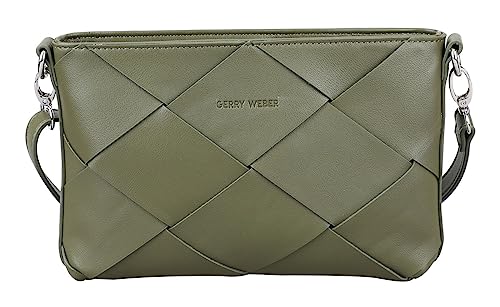 GERRY WEBER Checkers Shoulderbag Shz S Khaki von GERRY WEBER