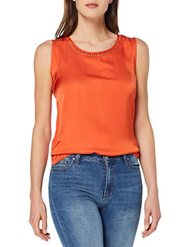 GERRY WEBER Damen 170320-35130 Top, Orange (Papaya 60652), (Herstellergröße: 40) von Gerry Weber