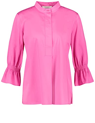 Gerry Weber Damen 3/4 Arm Bluse mit Trompetenärmeln 3/4 Arm, Trompetenärmel unifarben Soft Pink 38 von Gerry Weber