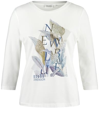 GERRY WEBER Damen 470214-35006-99700 T-Shirt, Off-White, 40 von Gerry Weber