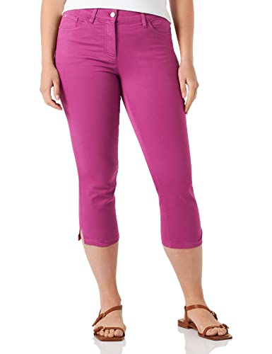 Gerry Weber Damen 3/4 Jeans BEST4ME mit Saumschlitzen unifarben 3/4 Länge Orchid 36 von Gerry Weber