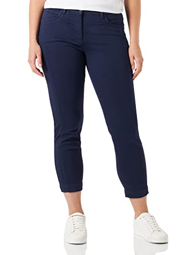 Gerry Weber Damen 5 Pocket Jeans BEST4ME Cropped unifarben 7/8 Länge Blueberry 36 von Gerry Weber