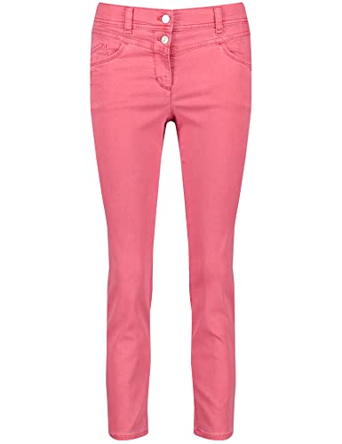 Gerry Weber Damen 5 Pocket Jeans BEST4ME mit modischen Details unifarben 7/8 Länge Fire Nature Dyed 36 von Gerry Weber