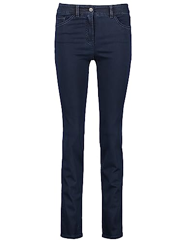 Gerry Weber Damen 92150-67953 Freizeithose, Dark Blue Denim, 46 EU von Gerry Weber