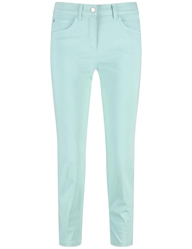 Gerry Weber Damen 5-Pocket SOL꞉INE BEST4ME in 3/4 Länge unifarben 7/8 Länge, leicht verkürztes Bein ICY Sky 48 von Gerry Weber